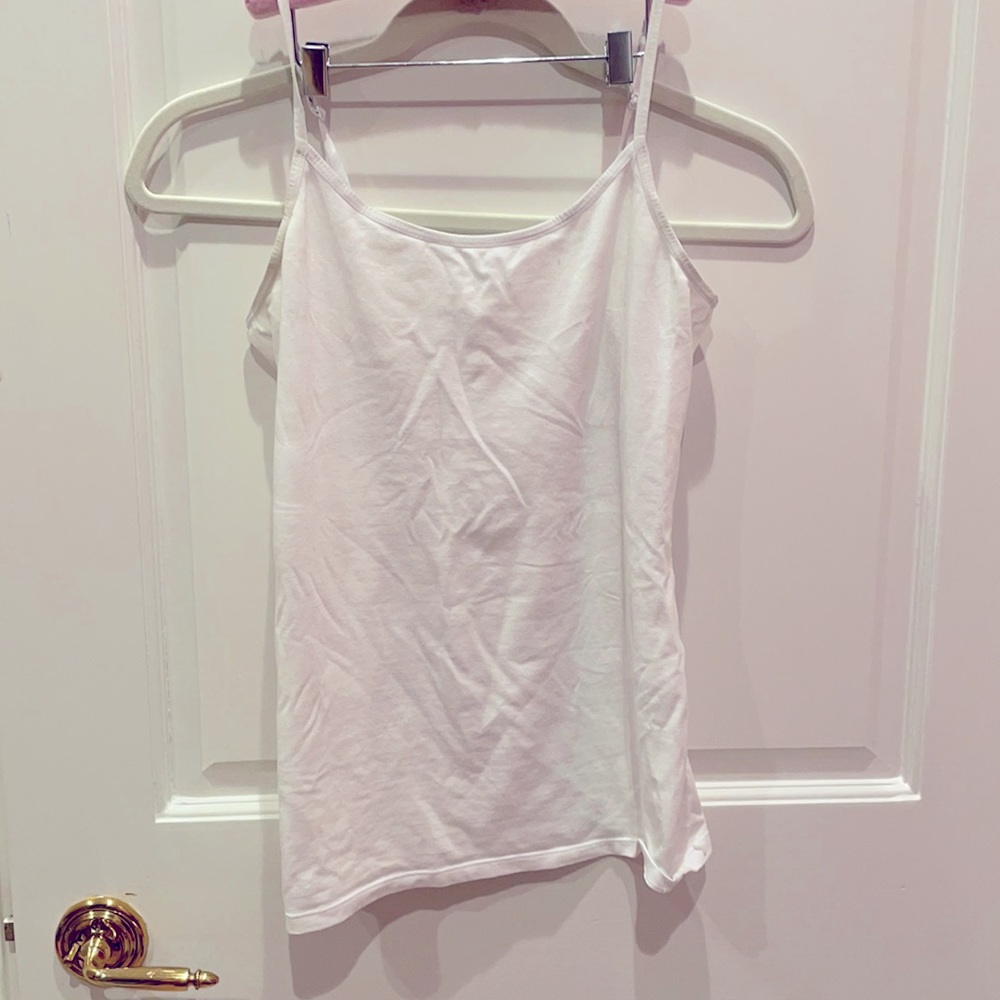 White Layering Tank Top